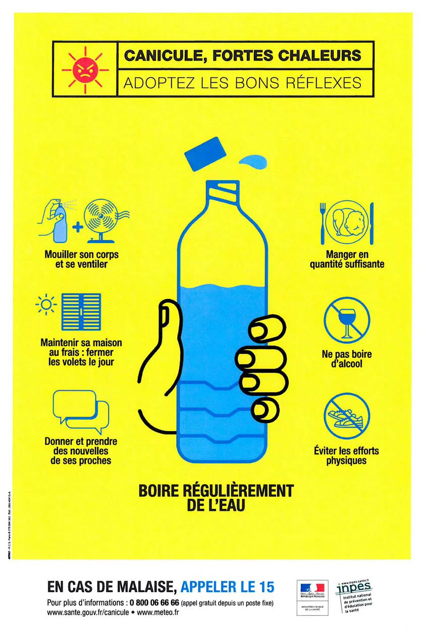 bons reflexes canicule