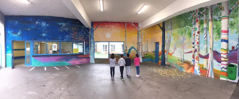 Fresque, école Foch Rodez