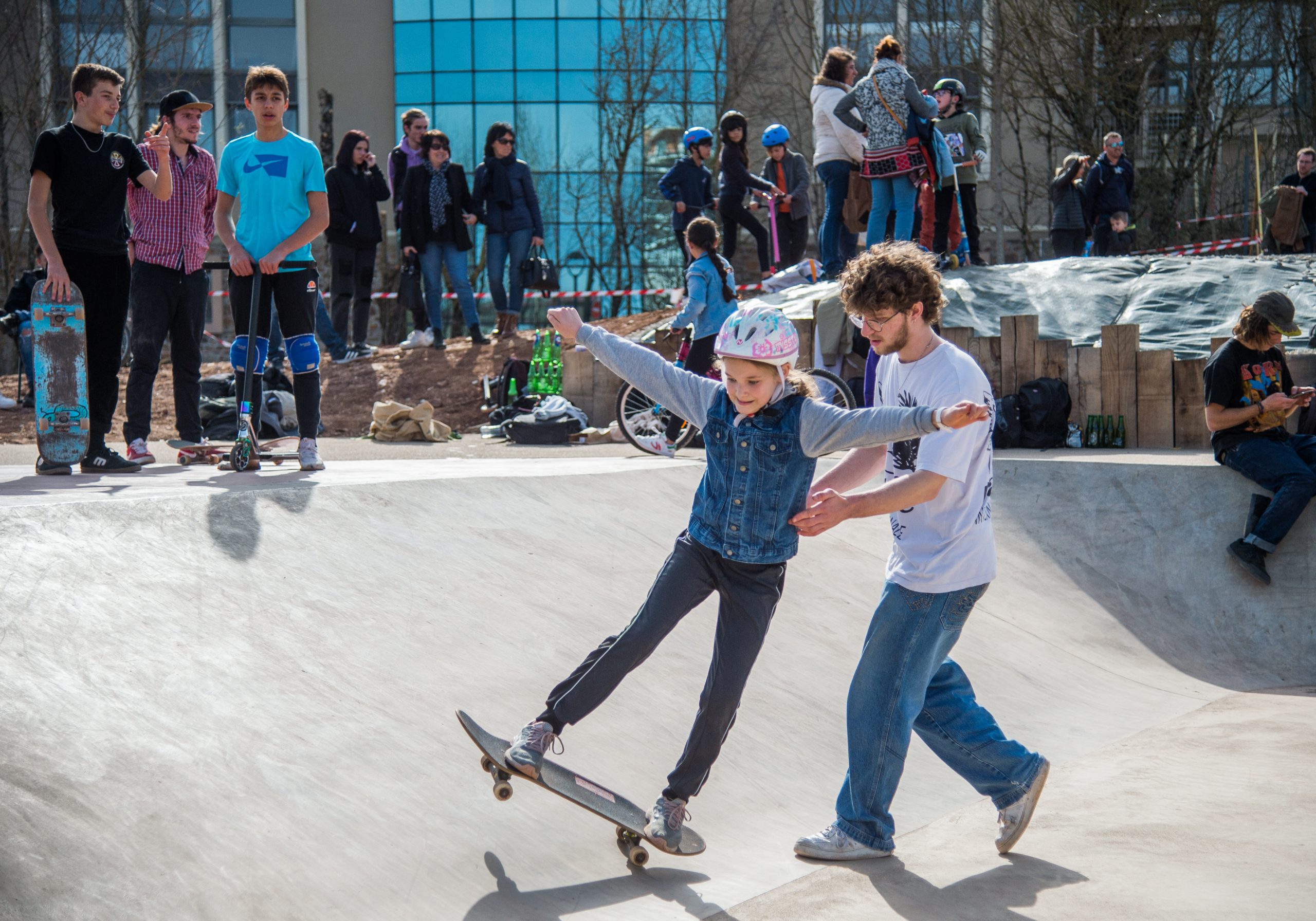 Inauguration du skate park