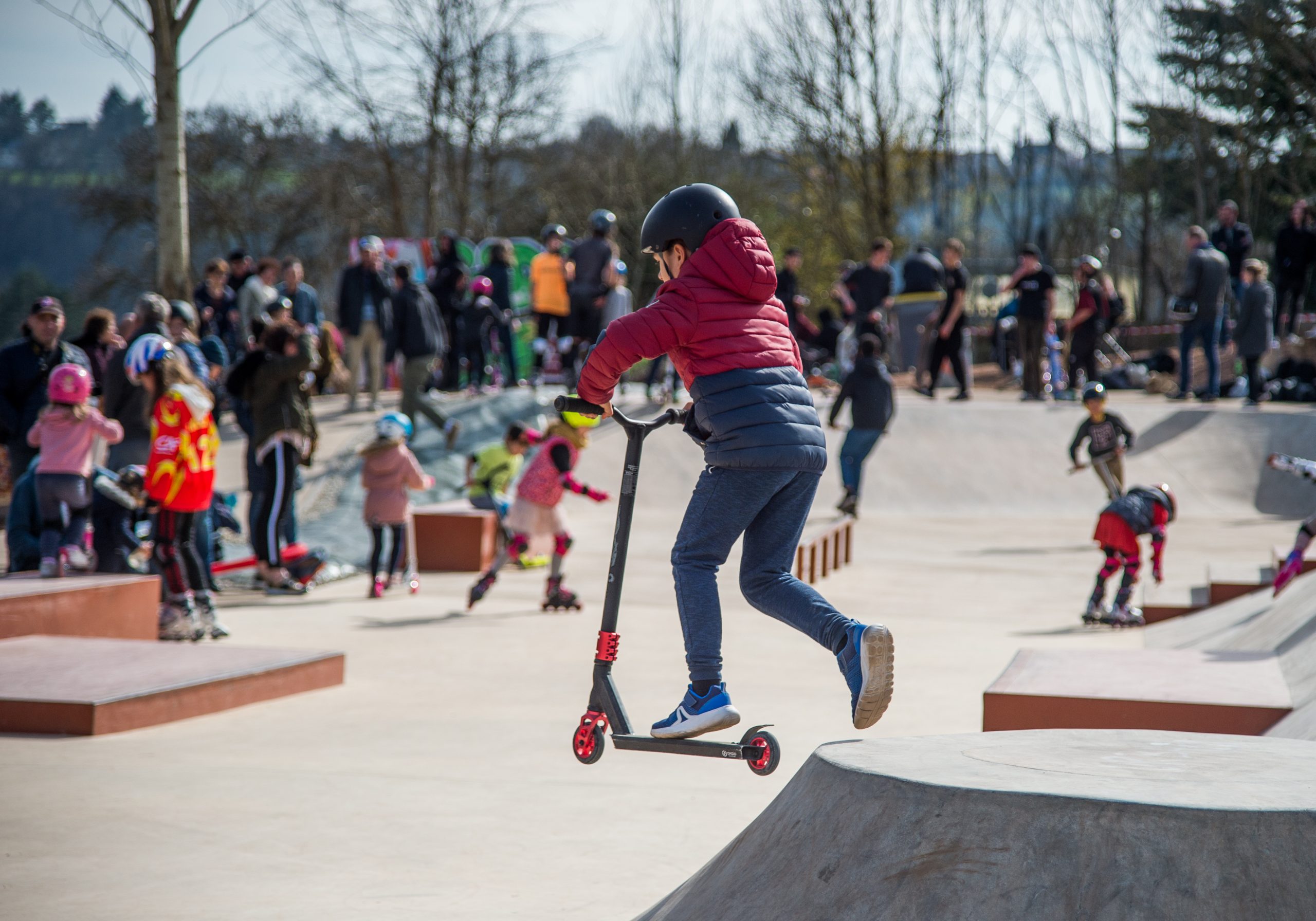 Inauguration du skate park