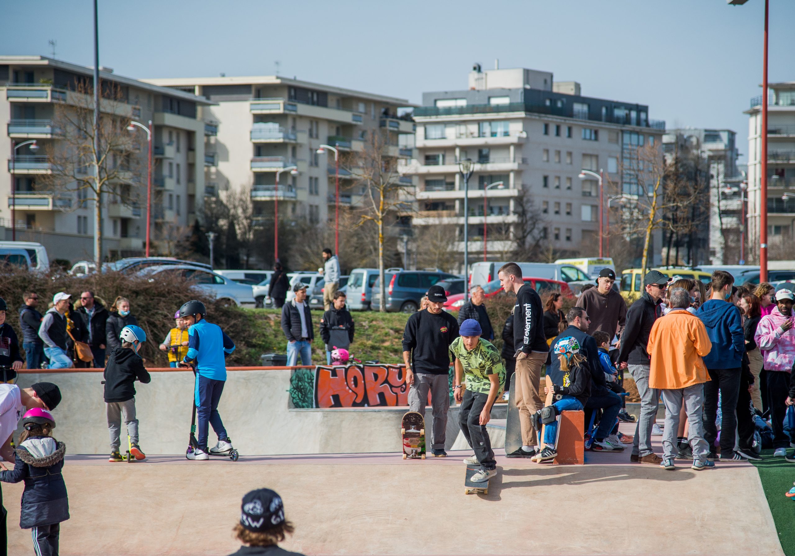 Inauguration du skate park