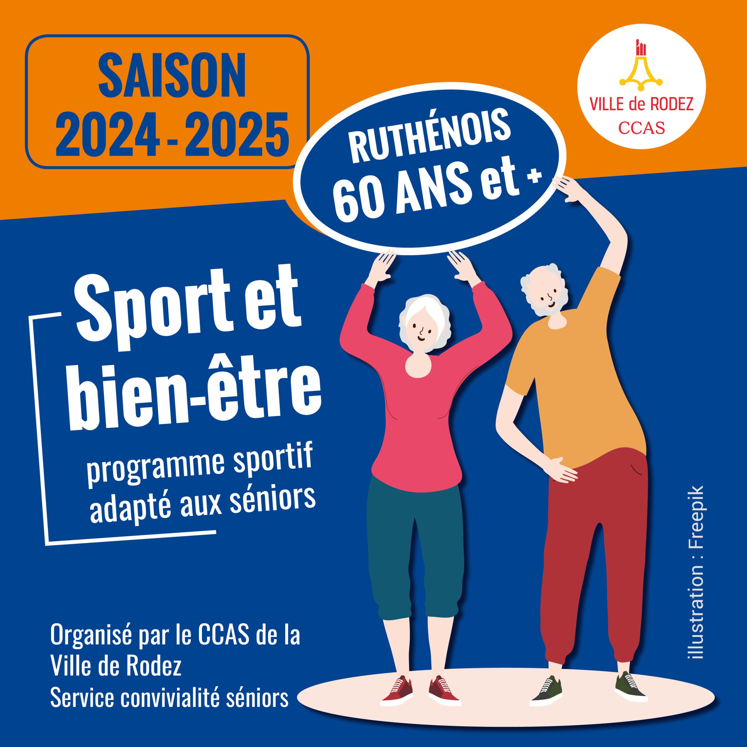 Programme sportif à destination des Ruthénois de + 60 ans - Saison 2024-2025 Programme sportif à destination des Ruthénois de + 60 ans - Saison 2024-2025